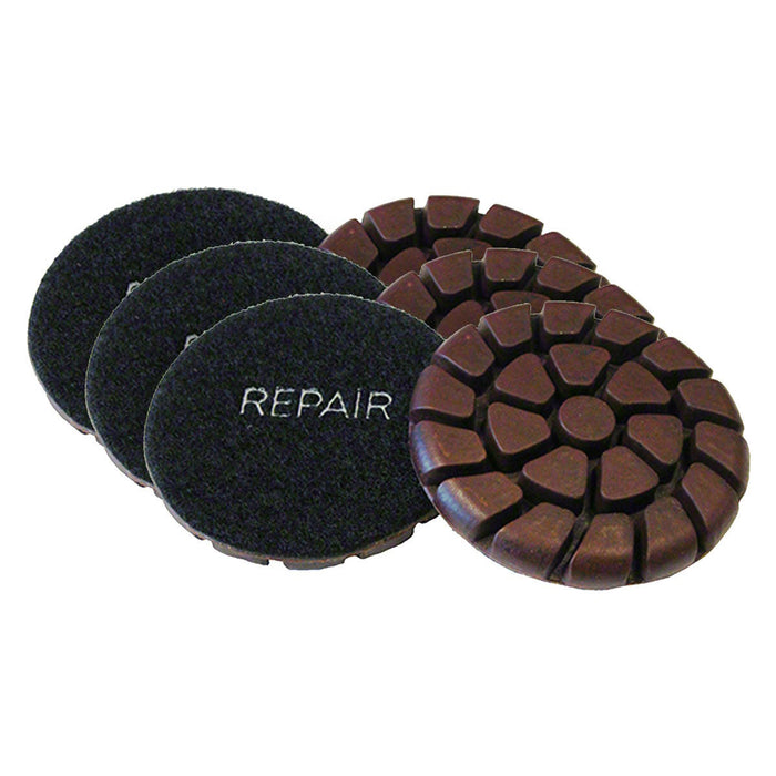 Pioneer Eclipse PowerPolish™ 3" Repair Discs for Decorative Floor Polishing & Restoration (100 Grit) - 6 Pack Thumbnail