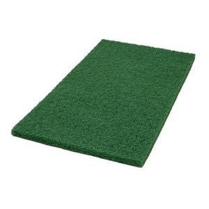 14" x 20" Green Floor Scrubbing Pad Thumbnail
