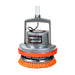 Orange 12" Heavy Duty Nylon Floor Scrubbing Brush Attached to the Oreck® Orbiter® Buffer Thumbnail
