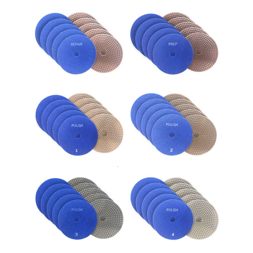Pioneer Eclipse PowerPolish™ 5" Discs for Decorative Floor Polishing & Restoration (100 - 3000 Grits Available) - 10 Pack Thumbnail