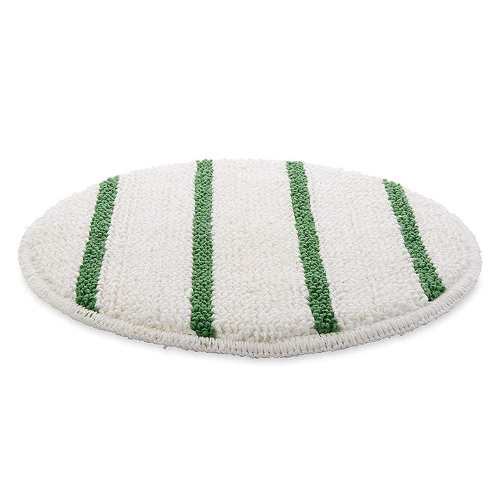 13 inch Heavy Duty Floor Buffer Carpet Scrubbing Bonnet (White & Green) Thumbnail