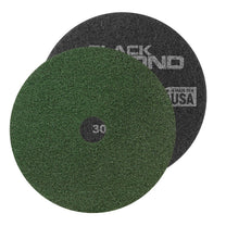 Black Diamond 3000 Grit Round Green Concrete Prep Pads (12" - 28" Sizes Available) - Case of 2 Thumbnail
