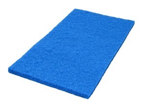 12 x 18 inch Blue Square Floor Scrub Pads Thumbnail