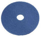 6.5 inch Round Blue Scrubbing Pad with Removable Center Hole Thumbnail
