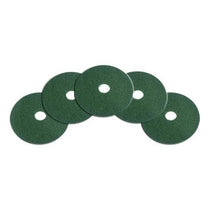13 inch Green Heavy Duty Floor Cleaning Pads - 5 per Case Thumbnail