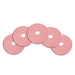 15 inch Pink Eraser Floor Burnisher Polishing Pads - 5 per Case