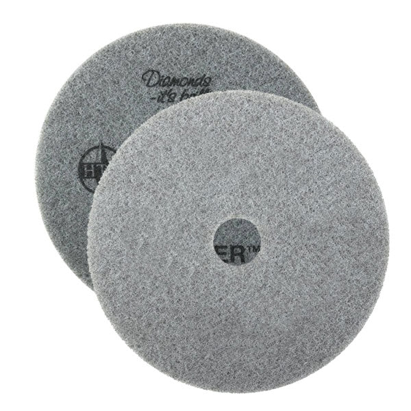 Twister™ Round Gray SuperGloss Diamond Floor Polishing Pads (2 Pack) Thumbnail