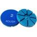 Pioneer Eclipse PowerPolish™ 3" Step #2 Polishing Discs for Decorative Floor Polishing & Restoration (800 Grit) - 6 Pack