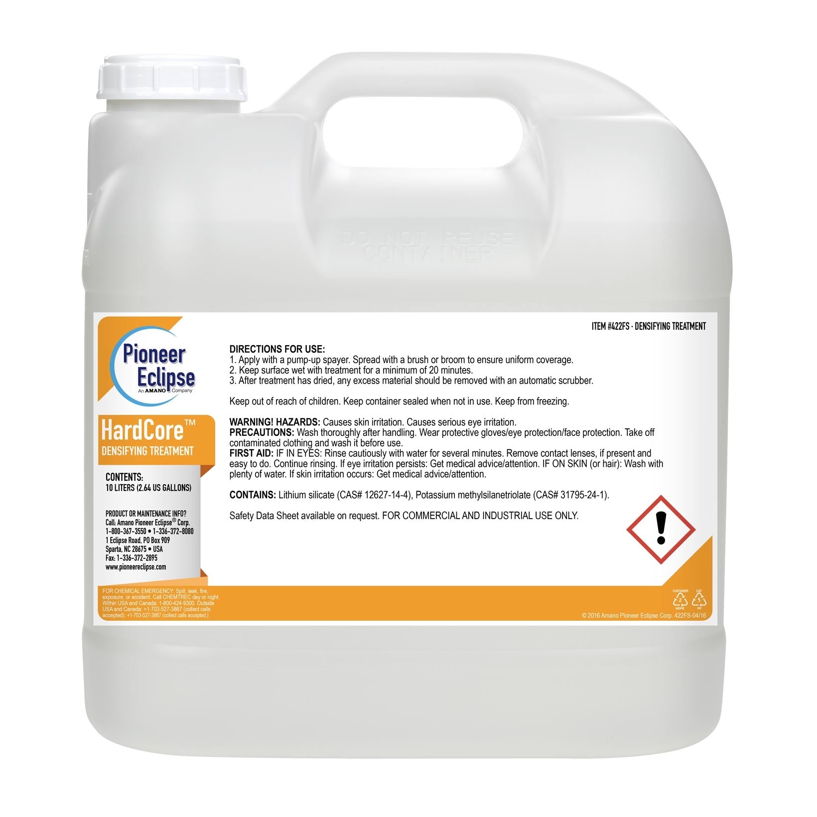 Pioneer Eclipse HardCore™ Densifying Treatment (#422FS) - 5 Gallons ...