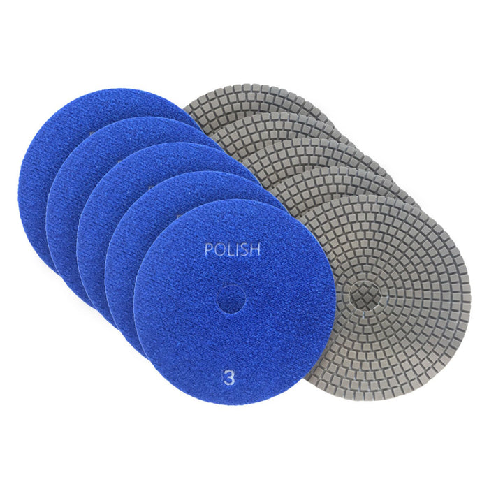Pioneer Eclipse PowerPolish™ 5" Discs for Decorative Floor Polishing & Restoration (100 - 3000 Grits Available) - 10 Pack