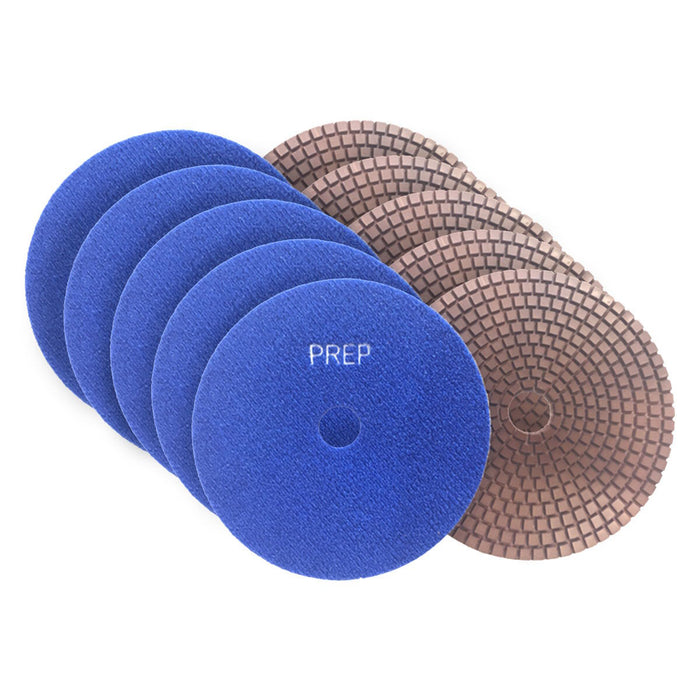Pioneer Eclipse PowerPolish™ 5" Prep Discs for Decorative Floor Polishing & Restoration (200 Grit) - 10 Pack