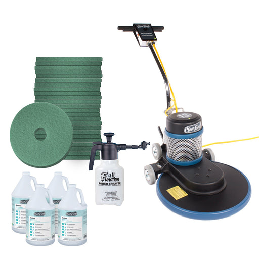 CleanFreak® 20" Floor Burnishing Machine, Pads & Spray Buff Solution Comb Thumbnail