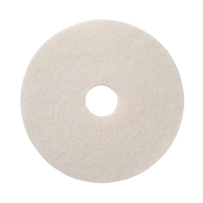 17 inch White Commercial Floor Buff Pad