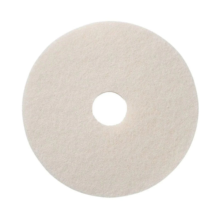 17 inch White Commercial Floor Buff Pad