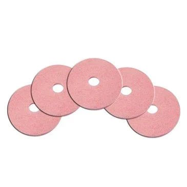 24 inch High Gloss Pink Floor Burnishing Pads (5 Pack)