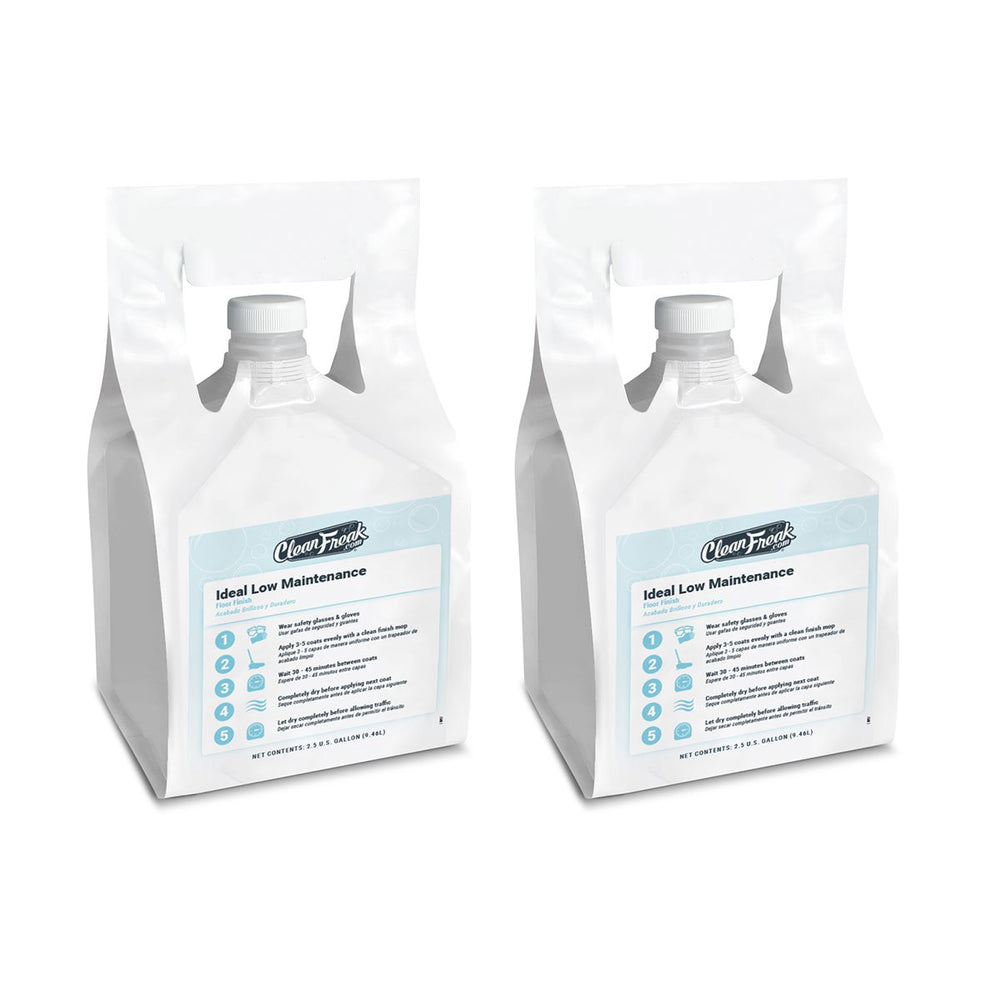Cleanfreak Core CleanFreak® 'Ideal Low Maintenance' 16% Solids Floor Finish for Hard ...