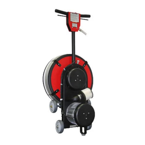 Hawk 20" DC Rectified 1500 RPM Floor Burnisher w/ Dust Control Folded Up Thumbnail