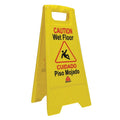 Yellow 2-Sided Wet Floor Sign Thumbnail