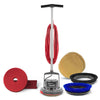 Oreck Orbiter Floor Buffer Carpet & Floor Scrubbing Package w/ Buffer, Brushes, Pads & Bonnets