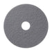 15 inch Gray Rounds Stone & Marble Floor Polishing Pad with Removable Center Hole