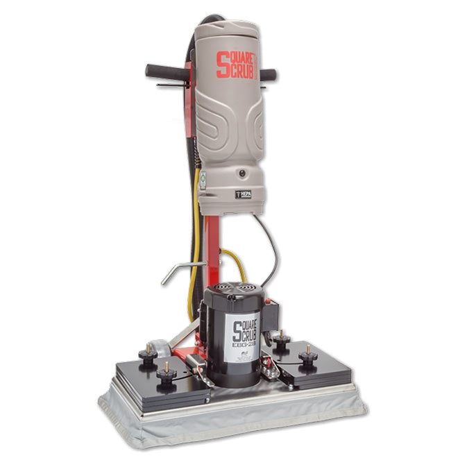 Square Scrub® 14" x 28" (EBG-28) Pivot Rectangular Floor Buffer w/ Vacuum