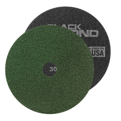 Black Diamond 3000 Grit Round Green Concrete Prep Pads (12" - 28" Sizes Available) - Case of 2