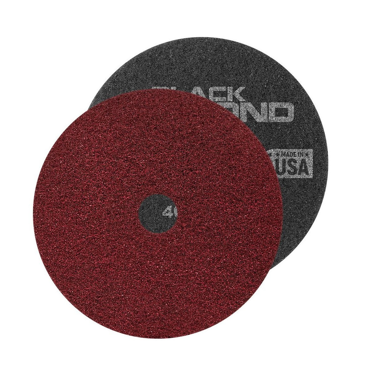 Black Diamond Red 400 Grit Round Red Concrete Floor Prep Pads (12" 28