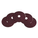 13 inch Burgundy Extremely Aggressive Floor Stripping Pads (5 Pack)