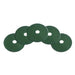 13 inch Green Heavy Duty Floor Cleaning Pads - 5 per Case