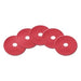 17 inch Red FloorScrubber Pads (5 Pack) Thumbnail