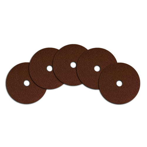 20 inch Brown Wet or Dry Floor Stripping Pads (5 Pack) Thumbnail