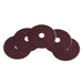 20 inch Burgundy High Performance Floor Strip Pads (5 Pack)