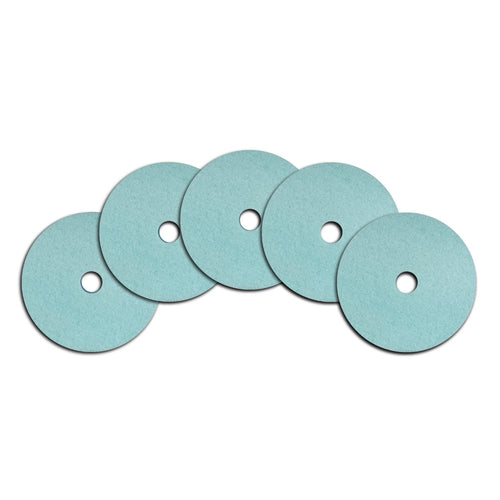 28 inch Luster Lite Blue Propane Floor Burnisher Polishing Pads (5 Pack) Thumbnail