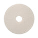White Rotary Floor Machine Polishing Pad - 13 inch Diameter #401213 Thumbnail