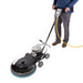 High Speed Floor Burnisher Polishing a Floor