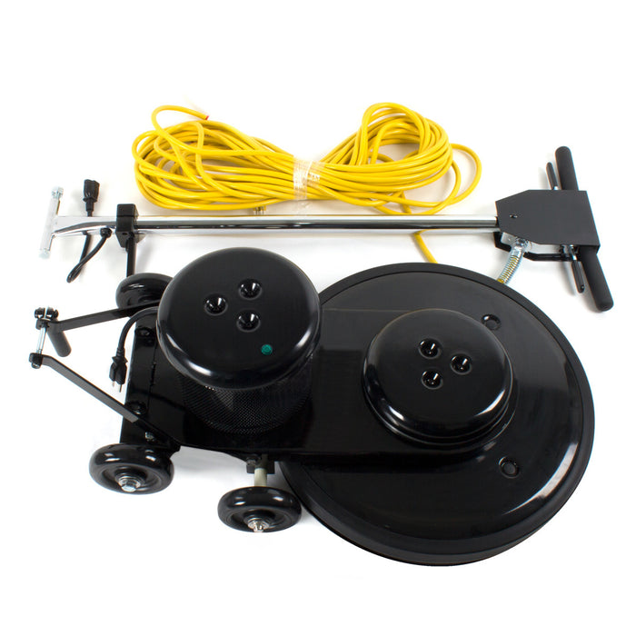 Floor Burnisher Arrives Unassembled