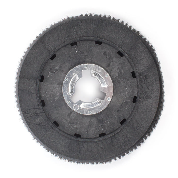 Nylon Floor Scrubbing Brush for use with 20 inch Floor Buffers - Top