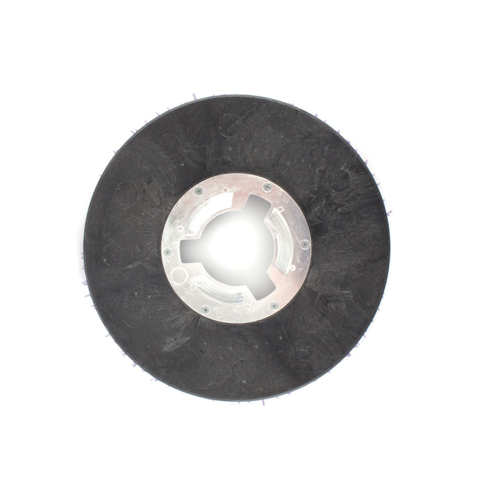 13 inch Unsealed Concrete Floor Buffer Scrub & Strip Brush -Top