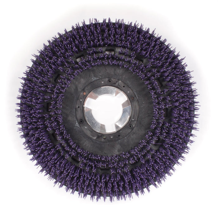20 inch Floor Buffer 46 Grit Heavy Gauge Rotary Floor Stripping Brush - Bottom