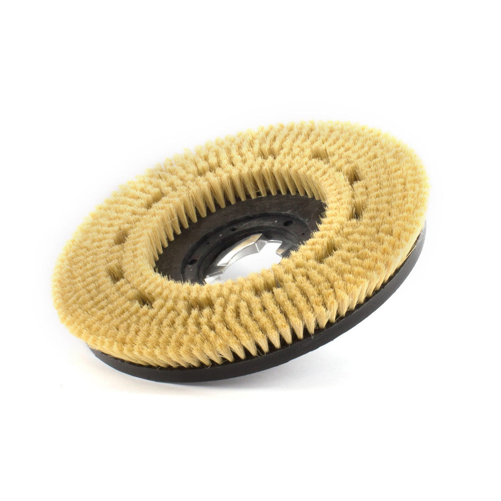 White Tampico Floor Scrubbing & Polishing Brush for 17" Floor Buffers ...