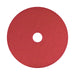 6.5 inch Red Floor Pad with Removable Center Hole Thumbnail