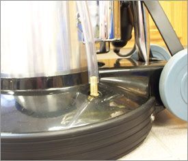 Attaching your solution delivery line to the floor buffer deck Thumbnail