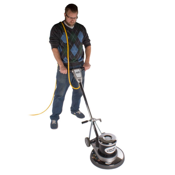 17 inch Floor Buffer Scrubbing a Floor Thumbnail