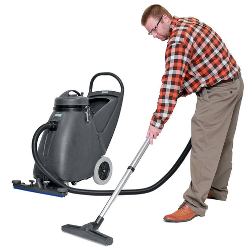Squeegee Tool & Wand In Use with the Floor Stripper Vacuum Thumbnail
