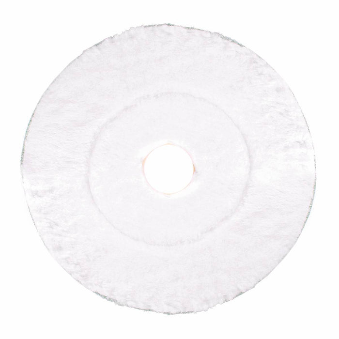 Front of White Microfiber Bonnet